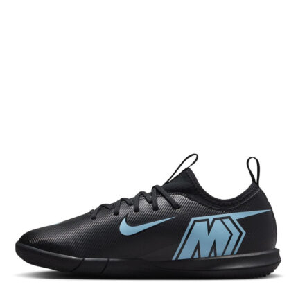 Nike Mercurial Vapor 16 Junior Indoor Football Boots – Black/Blue – view 2