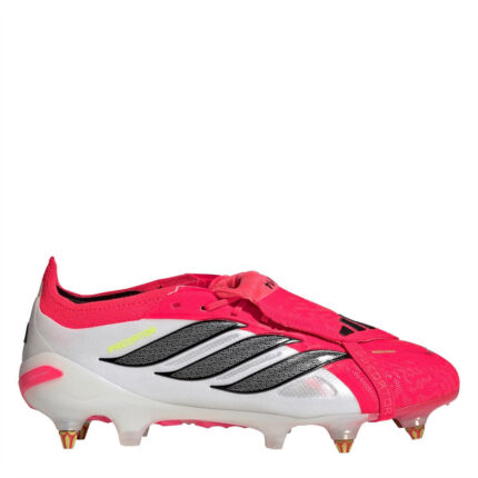 adidas Predator Soft Ground Football Boots – Red/Blk/White