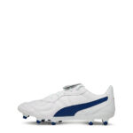 Puma King Cup Firm Ground Football Boots – White/Blue - Image 2
