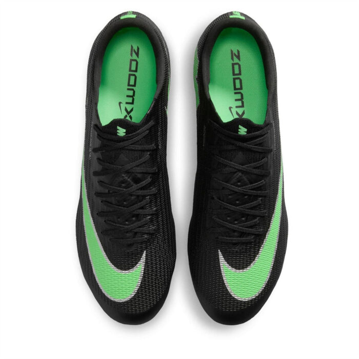 Nike Air Zoom Mercurial Superfly Xi Soft Ground Football Boots – Black/Green - Image 6