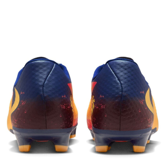 Nike Phantom 6 Low Firm Ground Football Boots – Orange/Volt – view 5