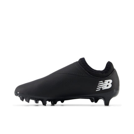 New Balance Furon V7+ Dispatch Junior Firm Ground Football Boots – Black/White – view 2