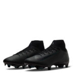 Nike Zoom Mercurial Superfly 10 Firm Ground Football Boots – Black/Green – view 4