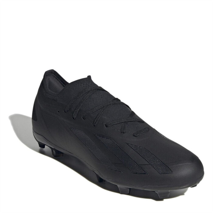 adidas X Crazyfast Firm Ground Football Boots – Black/Black – view 3