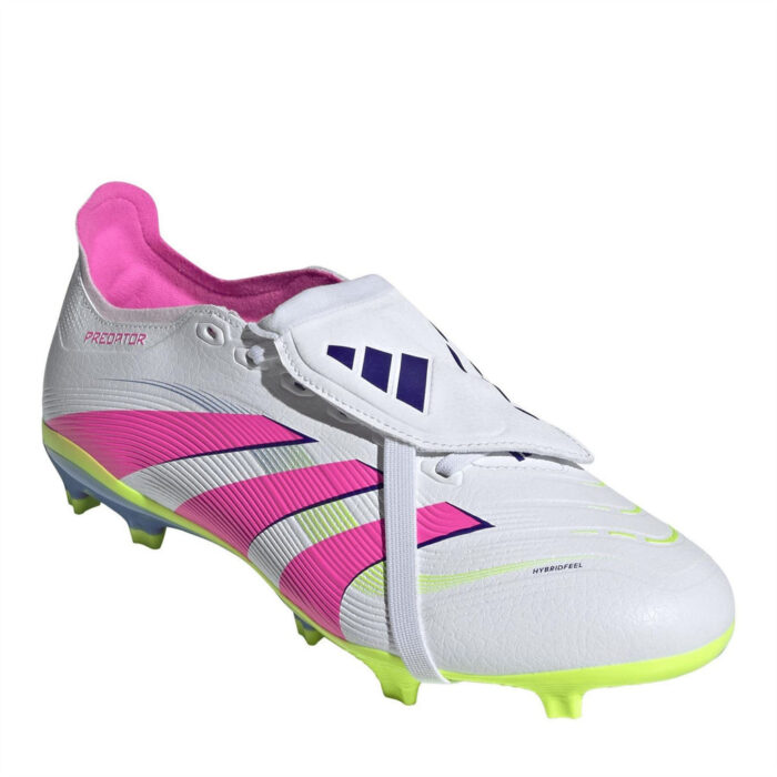 adidas Predator Firm Ground Football Boots – White/Pink – view 4