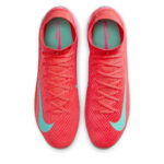 Nike Zoom Mercurial Superfly 10 Soft Ground Football Boots – Red/Green – view 6
