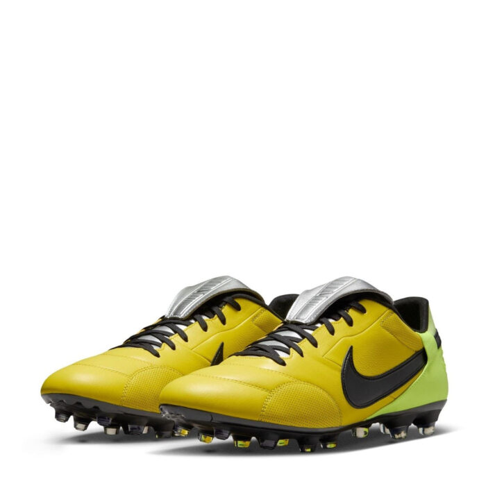 Nike Premier 3 Firm Ground Football Boots – Volt/Black – view 4