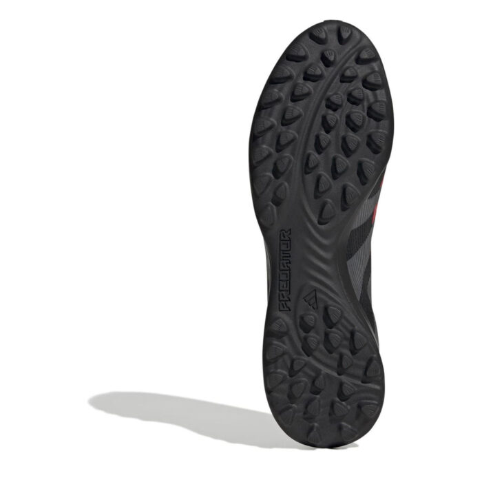 adidas Predator Turf Football Boots – Black/Grey - Image 6