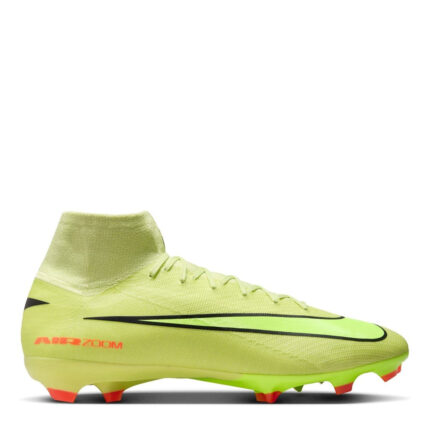 Nike Zoom Mercurial Superfly 10 Firm Ground Football Boots – Volt/Crimson