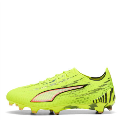 Puma Ultra 5 Firm Ground Football Boots – Yellow/Black – view 2
