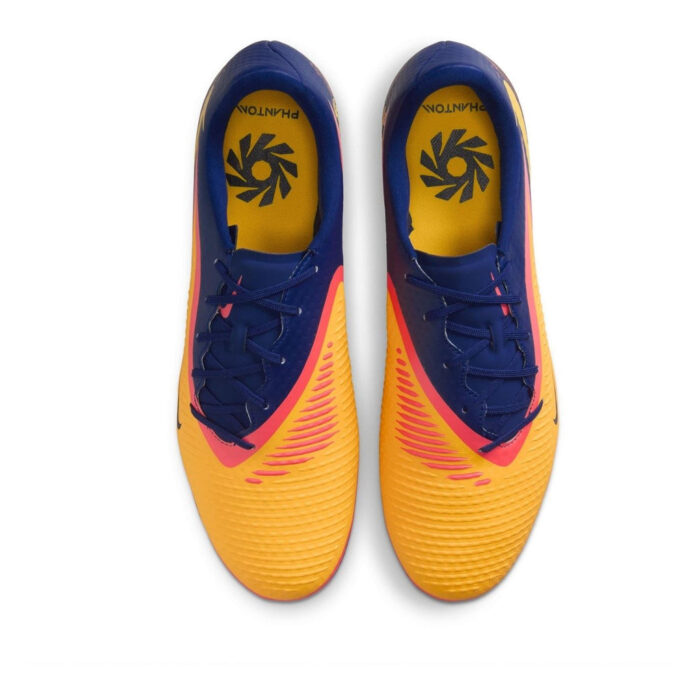 Nike Phantom 6 Low Firm Ground Football Boots – Orange/Volt – view 6