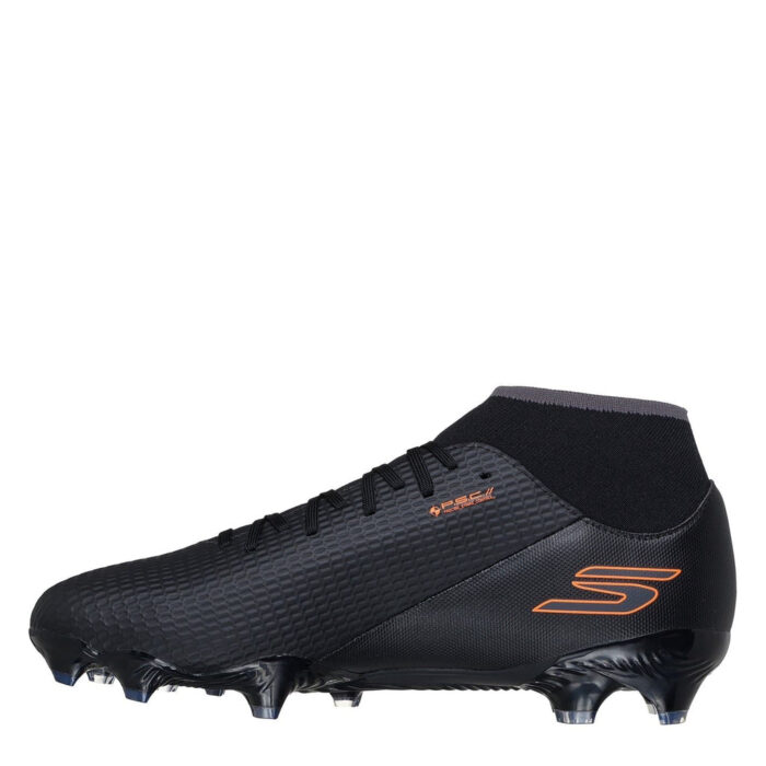 Skechers Skx.2 Firm Ground Football Boots – Black/Orange – view 2