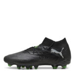 Puma Future 8 Firm Ground Football Boots – Black/Green – view 2