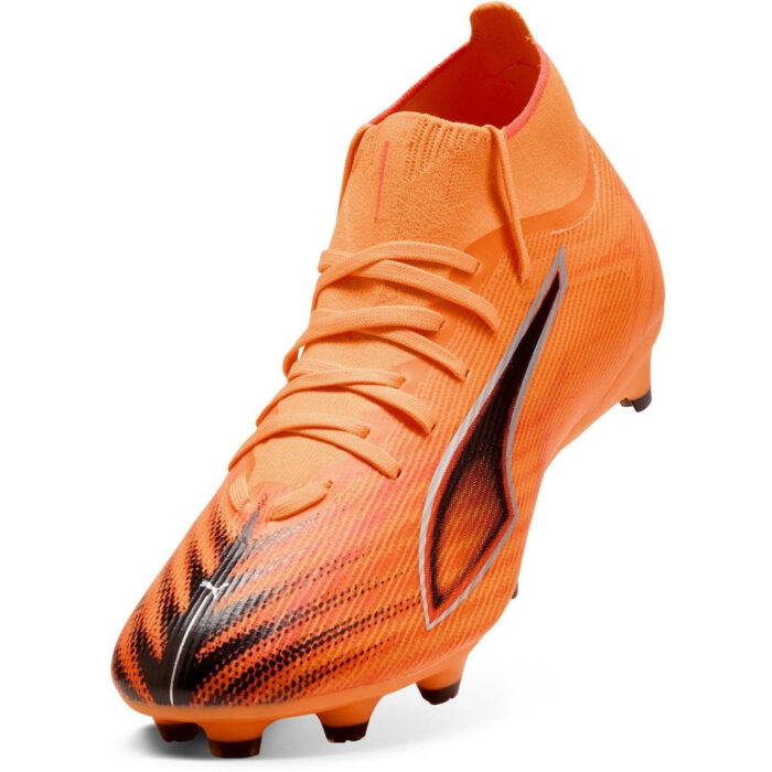 Puma Ultra 5 Firm Ground Football Boots – Orange/Black – view 6