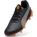 Puma King Firm Ground Football Boots – Black-Heat – view 6
