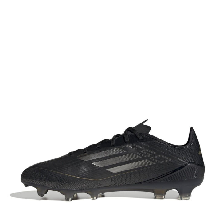 adidas F50 Firm Ground Football Boots – Black/Silver - Image 2