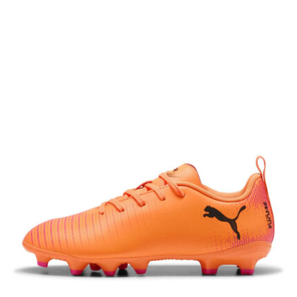 Puma Junior Firm Ground Football Boots – Ht Fr-Blk-Rvsh – view 2