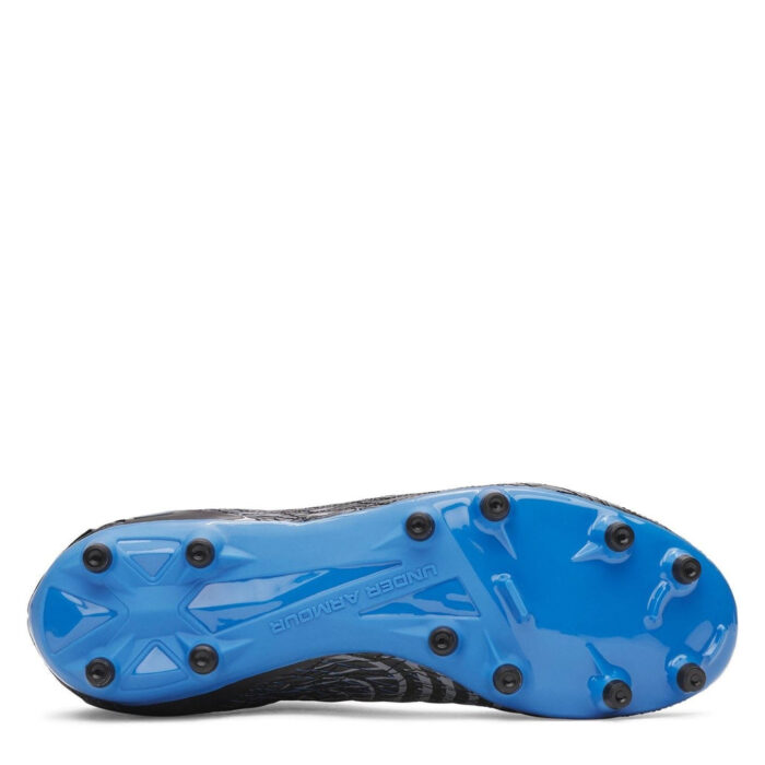 Under Armour Magnetico Firm Ground Football Boots – Black/Blue – view 2