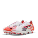Puma Ultra 5 Junior Firm Ground Football Boots – Puma White – view 8