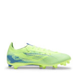 Puma Ultra 5 Firm Ground Football Boots – Green/Wht/Blue – view 4