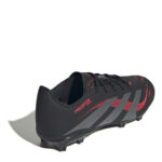 adidas Predator Junior Firm Ground Football Boots – Black/Grey – view 4