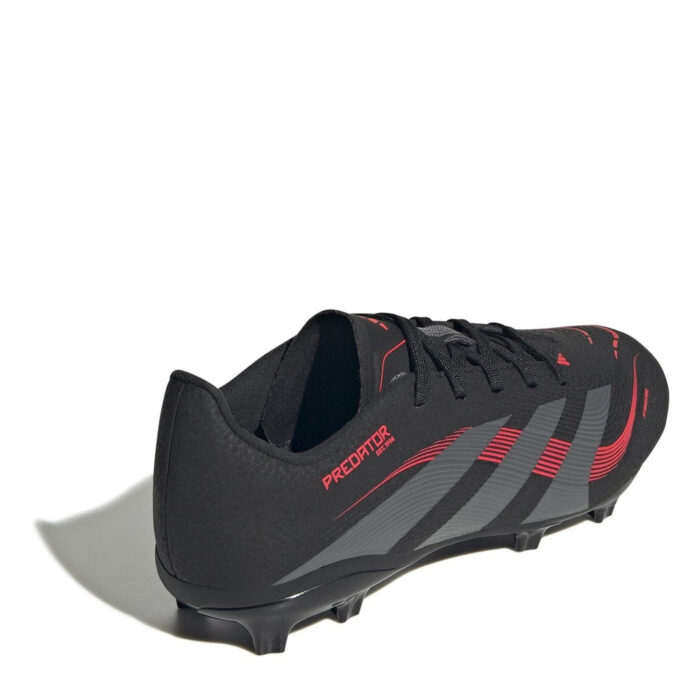 adidas Predator Junior Firm Ground Football Boots – Black/Grey – view 4