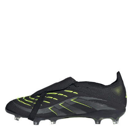 adidas Predator Junior Firm Ground Football Boots – Black/Lemon – view 2
