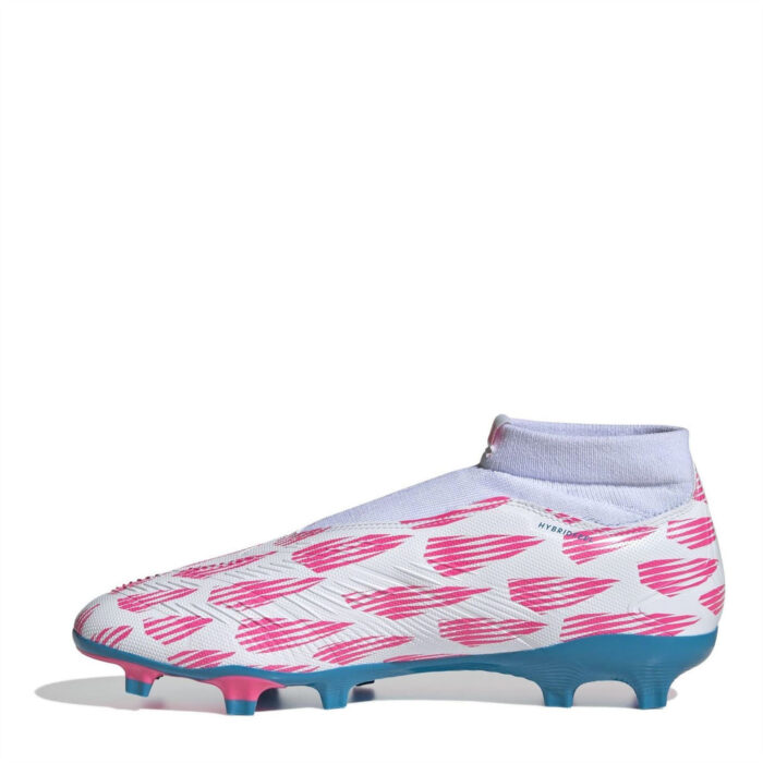 adidas Predator 24 Firm Ground Football Boots – White/Pink – view 8