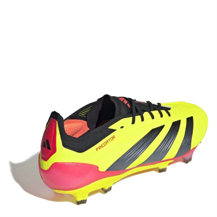 adidas Predator 24 Firm Ground Football Boots – Yellow/Blk/Red – view 4