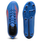 Puma Ultra 6 Junior Firm Ground Football Boots – Blue/White – view 2