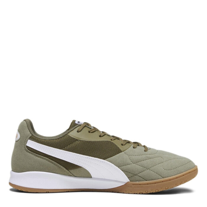 Puma Top Indoor Football Boots – Olive/White – view 4