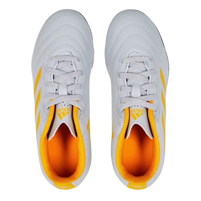 adidas Goletto Viii Junior Firm Ground Football Boots – Grey/Orange - Image 6