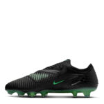Nike Phantom 6 Low Firm Ground Football Boots – Black/Green - Image 2