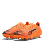 Puma Womens Ultra 6 Firm Ground Football Boots – Orange/Black