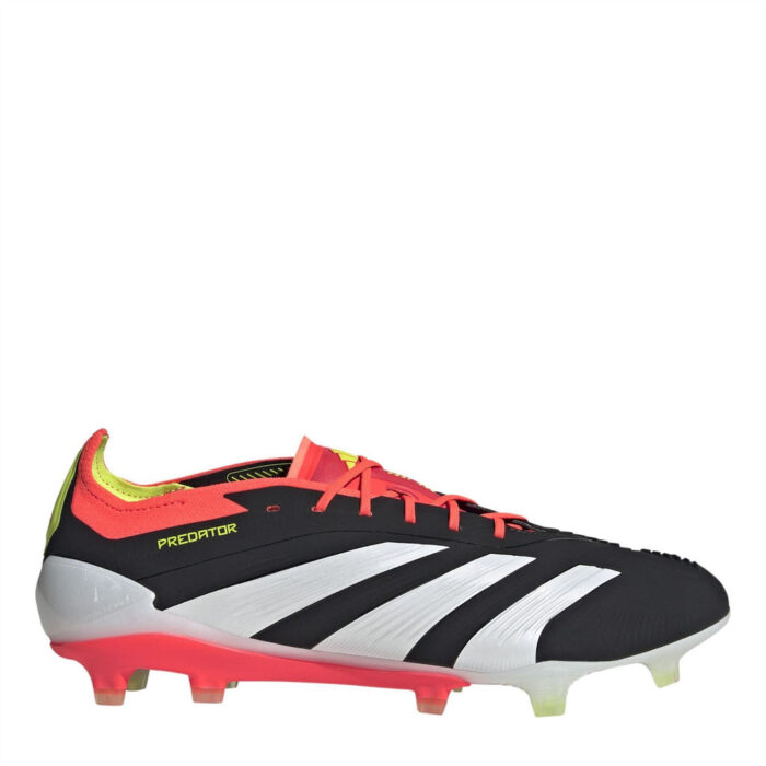 adidas Predator 24 Firm Ground Football Boots – Black/White/Red – view 7