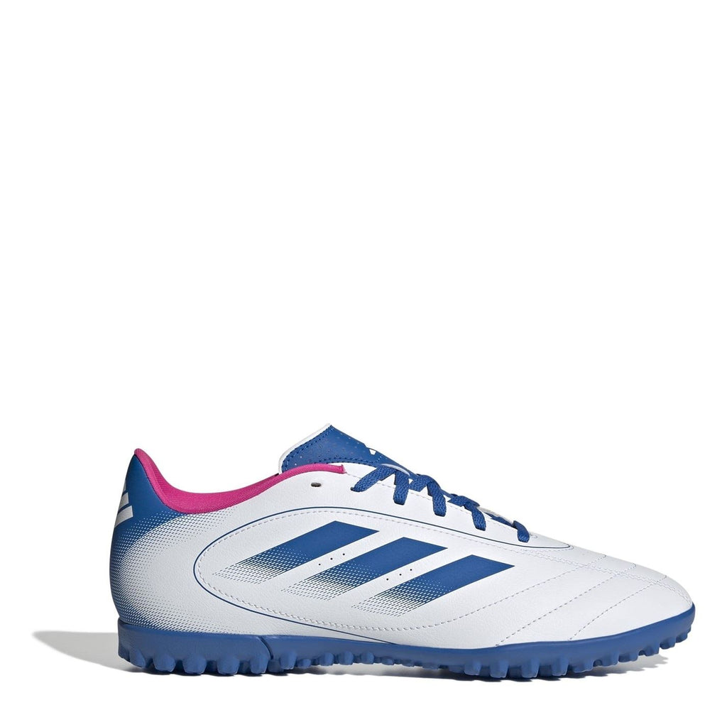 adidas Goletto Turf Football Boots – White/Blue/Pink adidas Goletto Turf Football Boots – White/Blue/Pink