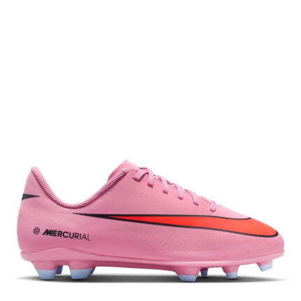 Nike Mercurial Vapor 16 Junior Firm Ground Football Boots – Pink-Black – view 2