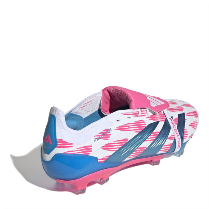 adidas Predator Firm Ground Football Boots – White/Pink – view 4