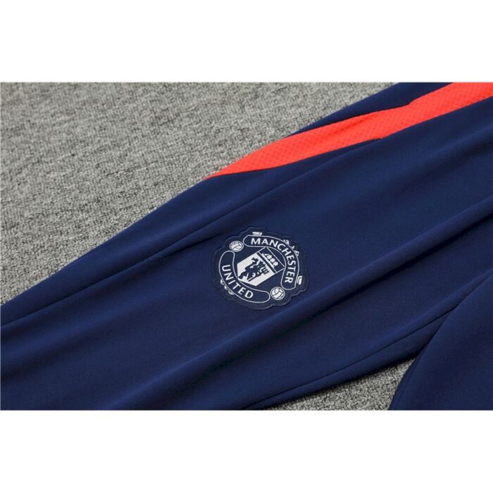 Mens Manchester United 2024/25 Half-Zip Sweater+Pant 14001 - Image 3