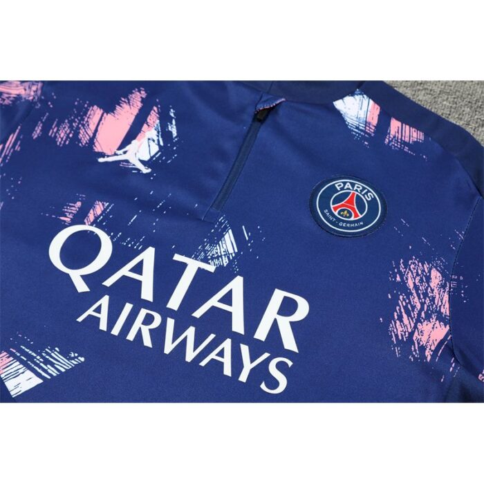 Mens Paris Saint-Germain 2024/25 Half-Zip Sweater+Pant 14001 - Image 4