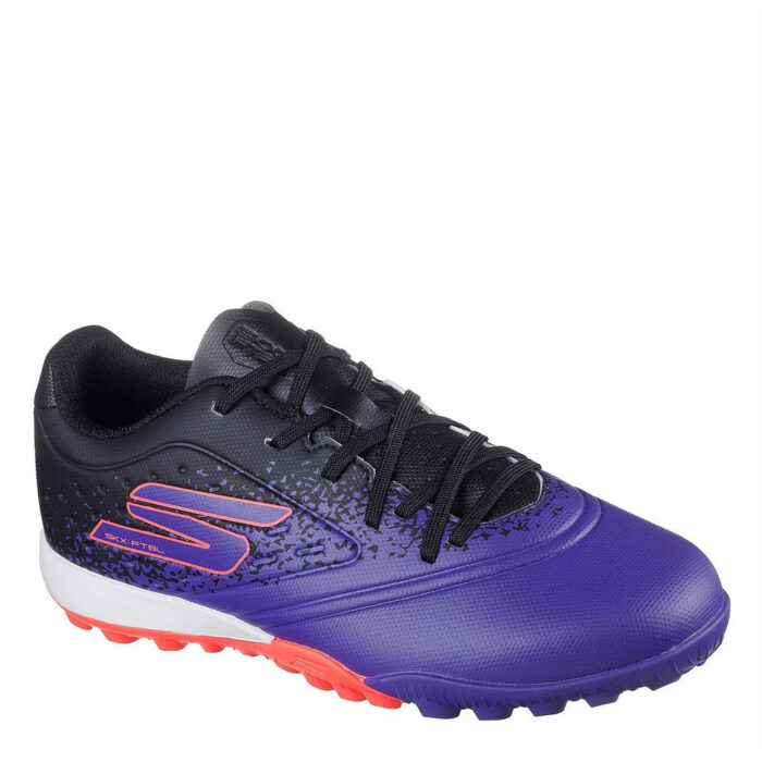 Skechers Razor Junior Turf Football Boots – Purple/Black – view 6