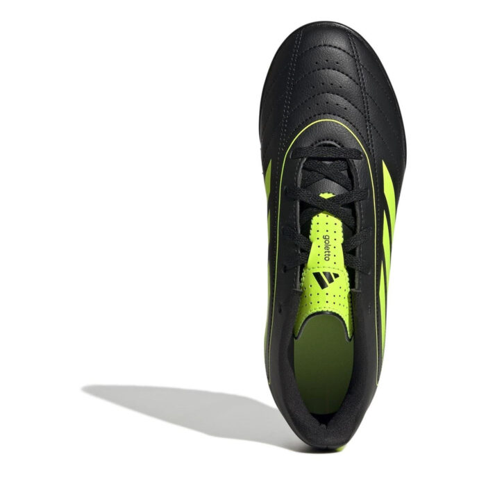 adidas Goletto Viii Junior Turf Football Boots – Black/Lemon – view 5