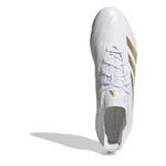 adidas Predator Multi-Ground Football Boots – White/Gold/Wht - Image 5