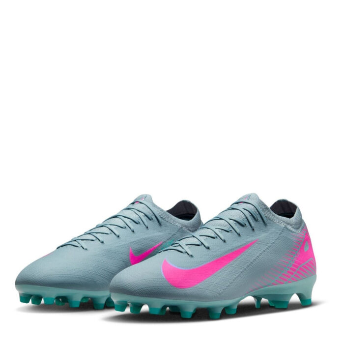 Nike Zoom Mercurial Vapor 16 Artificial Ground Football Boots – Grey/Pink – view 4