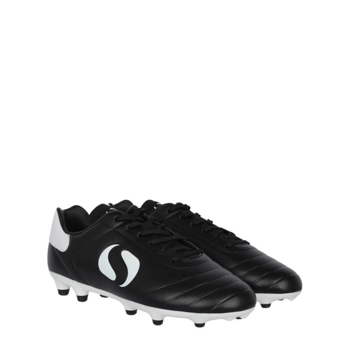 Sondico Strike Junior Firm Ground Football Boots – Black/White – view 4