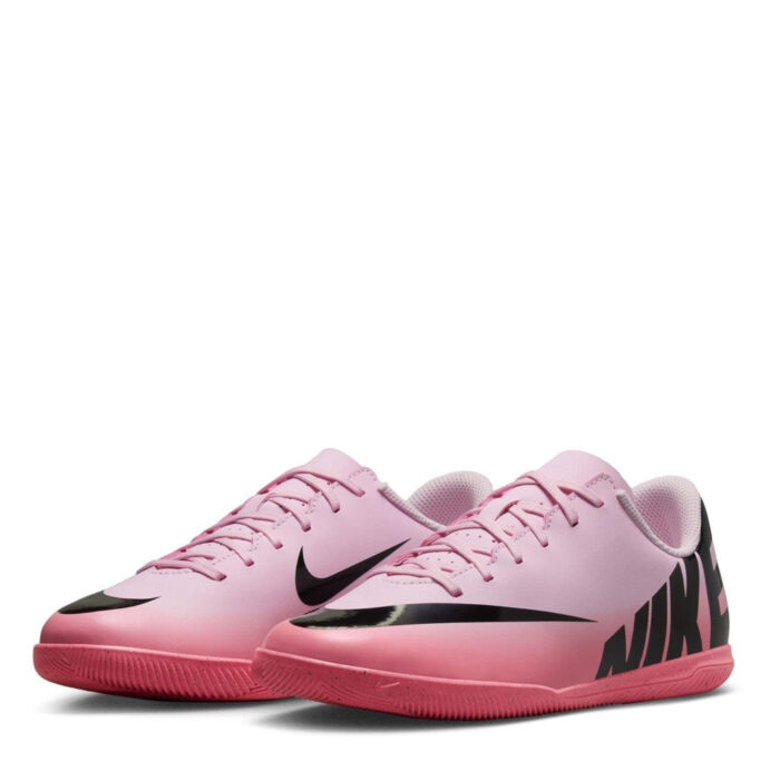 Nike Mercurial Vapor Junior Indoor Football Boots – Pink/Black – view 4