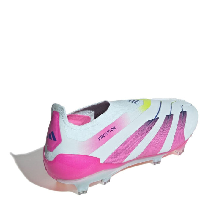 adidas Predator 24 Firm Ground Football Boots – White/Blue - Image 4