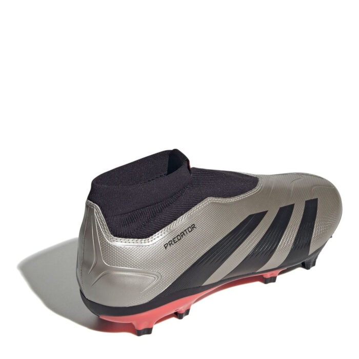 adidas Predator 24 Firm Ground Football Boots – Silver/Black – view 4
