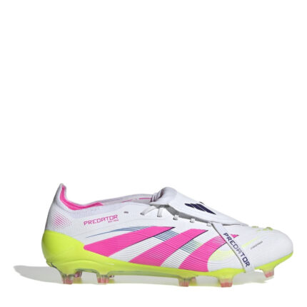 adidas Predator Firm Ground Football Boots – White/Pink