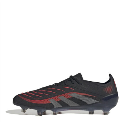 adidas Predator Firm Ground Football Boots – Black/Grey – view 2